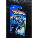 Hot Wheels 2004 First Editions Fatbax C6 Corvette Painted Lights Metalflake Blue Card 95