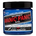 MANIC PANIC Classic Atomic Turquoise Semi Permanent Hair Color - Neon Aqua Blue Hair Dye for Women & Men That Lasts 4-6 Weeks - Vegan, Ammonia