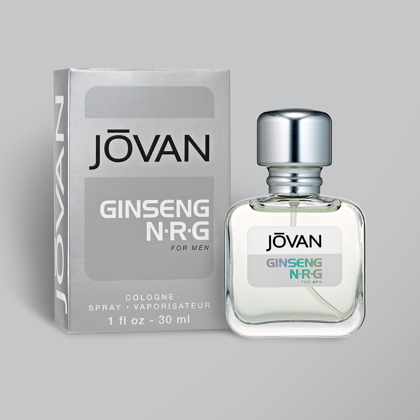 Jovan Ginseng N.R.G. Eau de Cologne Spray 1 fl oz (Pack of 1), Notes of Bergamot, Floral, and Musk, Women's Fragrance, Long Lasting, Everyday Fragrance, Travel Size