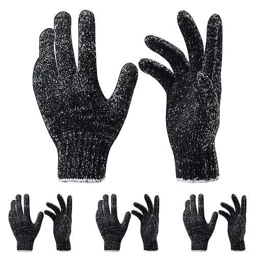4 Pairs 8 Pcs Exfoliating Gloves for Shower - Premium Bath Gloves - Body Scrubber Gloves for Shower, Spa, Massage, Body Scrubs, Remove Dead Skin, Deep