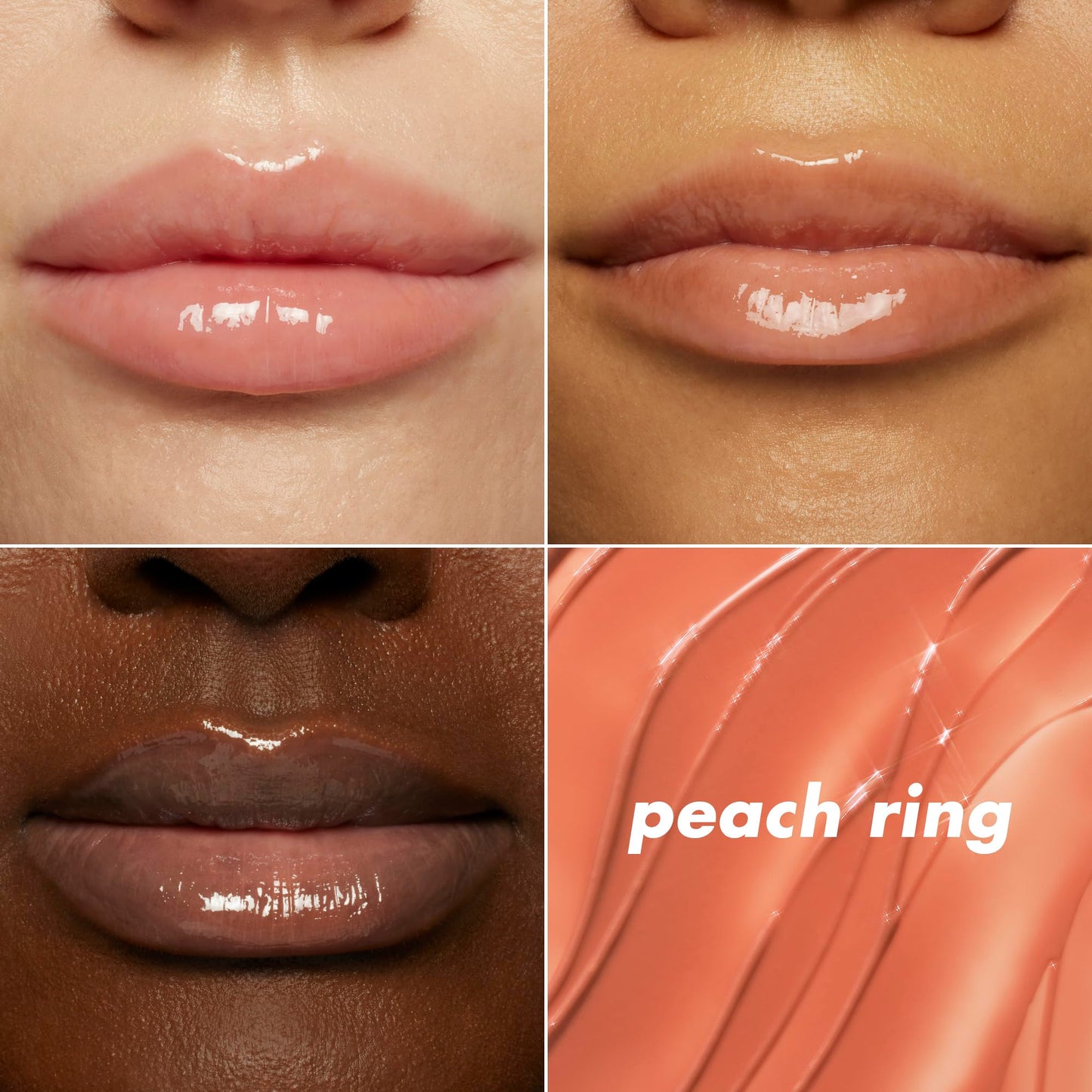 e.l.f. Glow Reviver Melting Lip Balm, Hydrating Tinted Lip Balm For A Glossy Finish & Soft, Supple Lips, Vegan & Cruelty-Free, Peach Ring