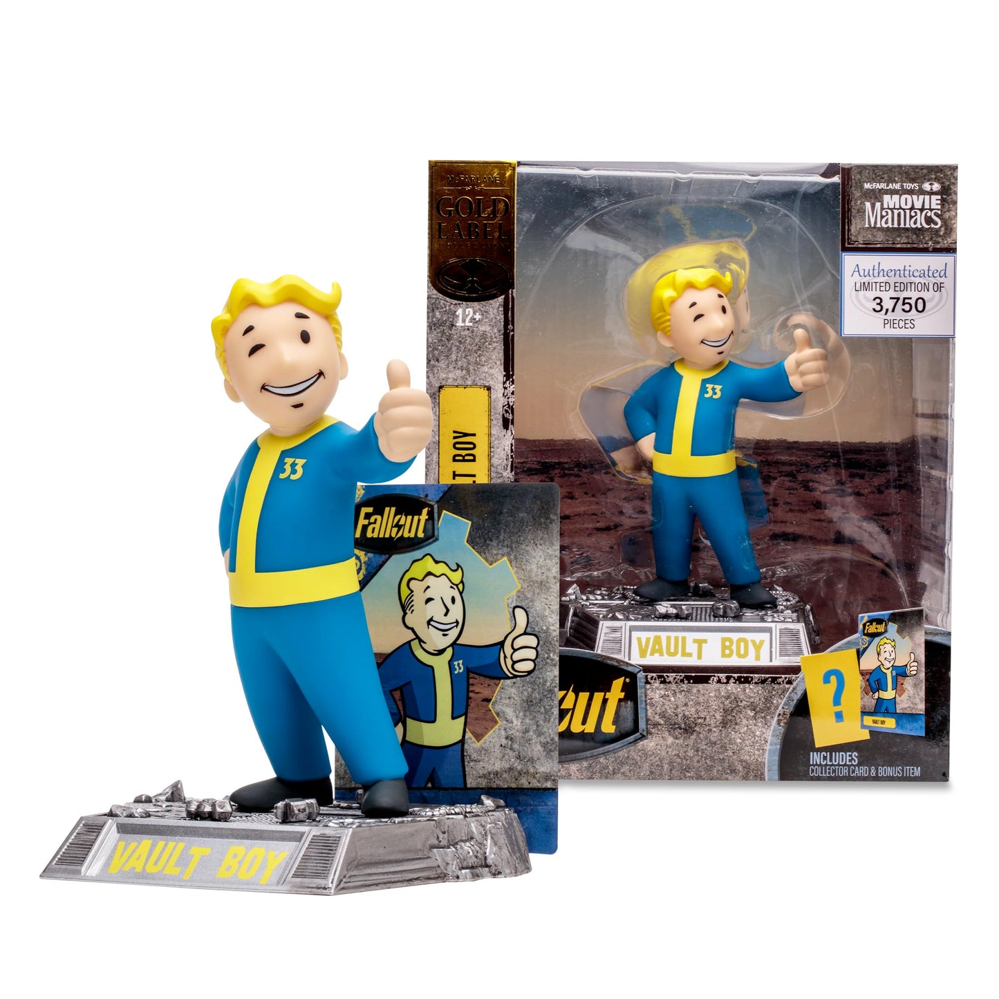McFarlane Toys Movie Maniacs - Fallout Vault Boy 6in Posed Figure