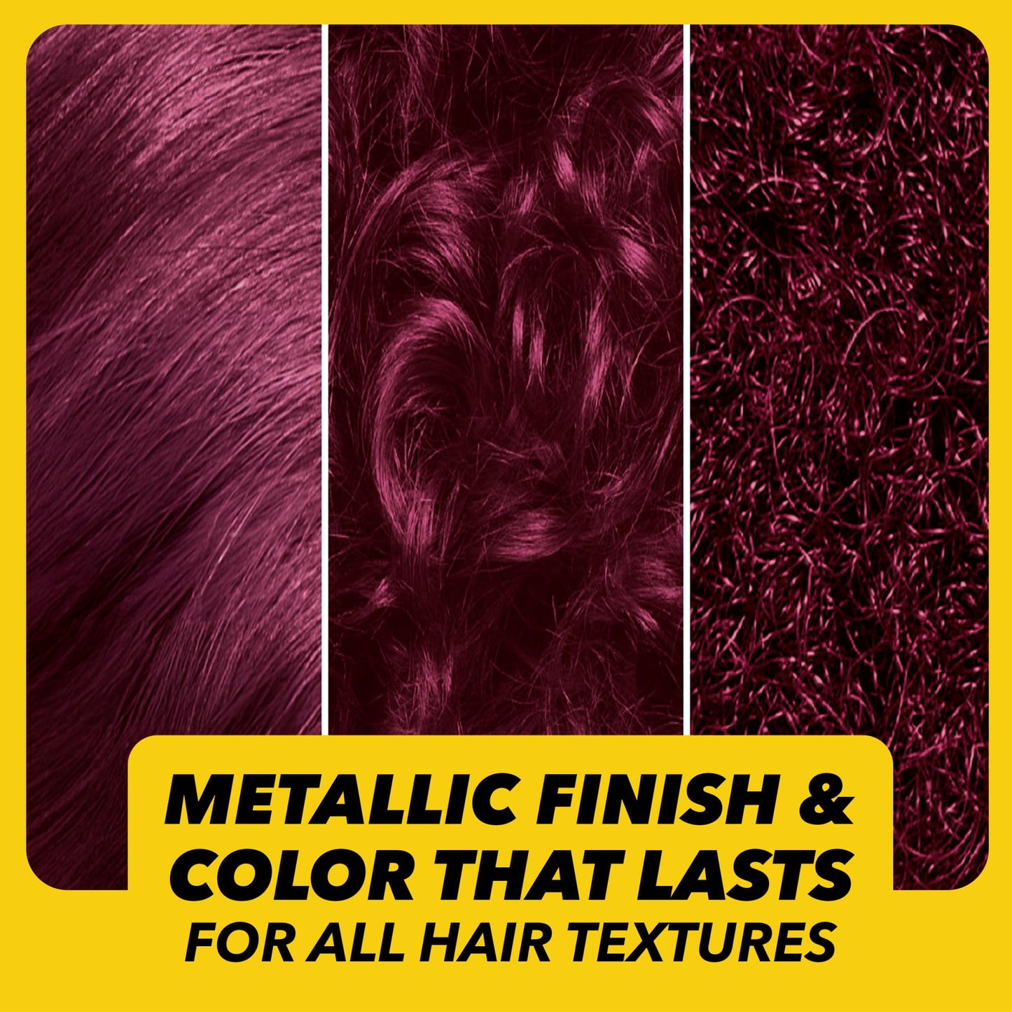 got2b Metallics Permanent Hair Dye, Dark Ruby M68, Hair Color for Women & Men, Formulated with Metallic-Shine Booster for Cool, Shimmering Tones
