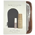 Dolce Glow Bestsellers Discovery Set, Self-Tanning Mousse & Hydrating Face Mist with Application Mitt and Travel Bag