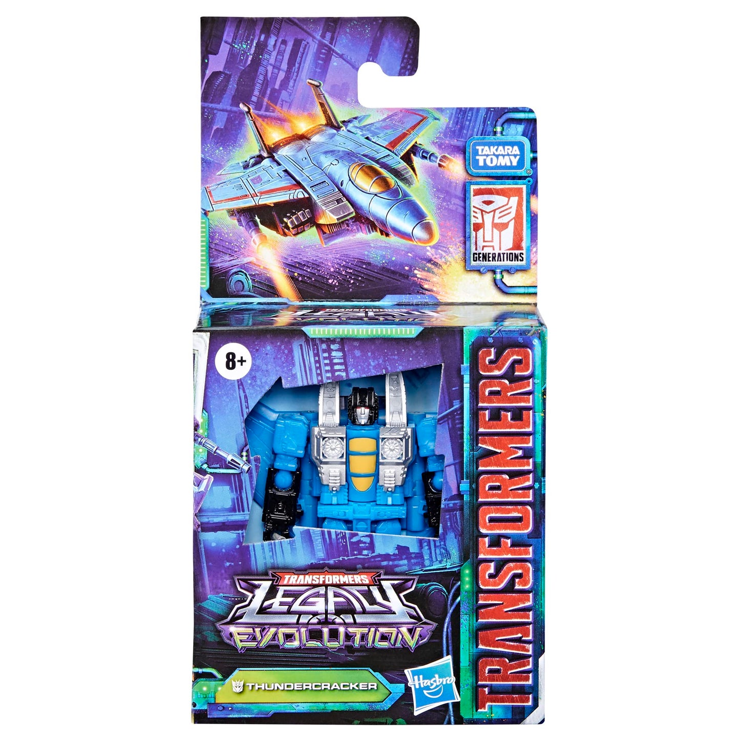 Transformers Toys Legacy Evolution Core Thundercracker Toy, 3.5-inch, Action Figure for Boys and Girls Ages 8 and Up