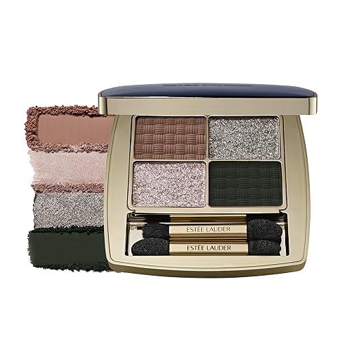 Estée Lauder The Essential Eyeshadow Quad Long-Lasting Palette | Shape, Sculpt, Magnify, Money Moves, 0.14 Ounce