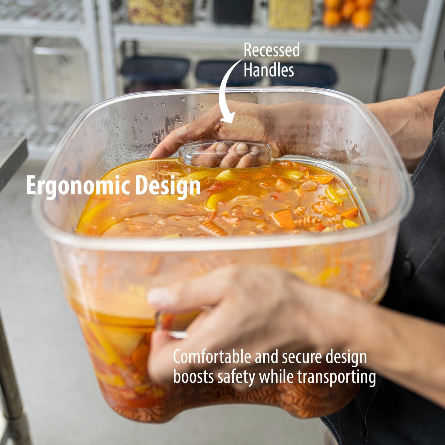 Cambro FreshPro Clear Food Container 12QT