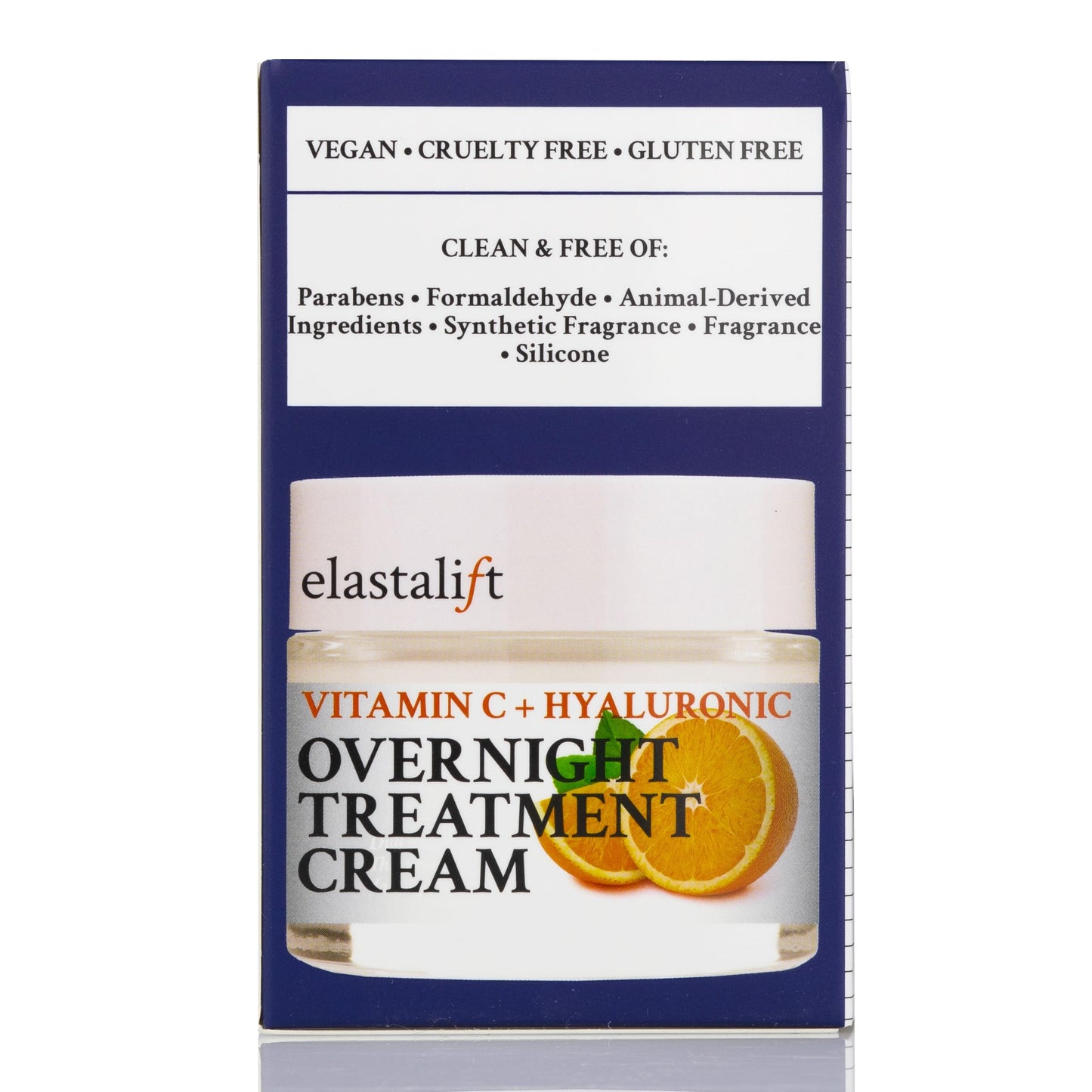 Elastalift Renewing Night Cream | Brightening Vitamin C Cream + Hyaluronic Acid Moisturizer For Face | Oil-Free Overnight Correcting Facial Treatment