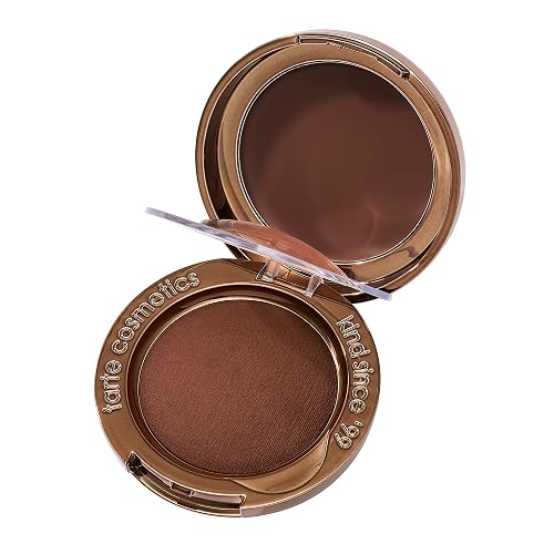 tarte macaron sculpt & bronze duo - 2-in-1 Cream + Baked Powder Bronzer, Contour Powder Face Makeup, Peptides and Hyaluronic Acid Hydrates & Plumps
