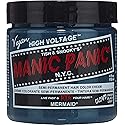 MANIC PANIC Classic Mermaid Semi Permanent Hair Color - Neon Ocean Blue Hair Dye for Women & Men That Lasts 4-6 Weeks - Vegan, Ammonia & Cruelty-Free