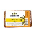 AKWAABA African Black Soap | Papaya | Bar Soap | 4 oz | For Face & Body