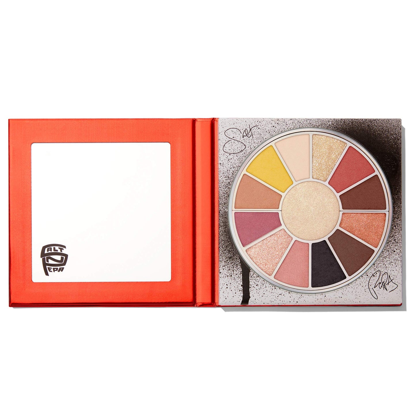 Salt-N-Pepa Hot, Kool And Vicious Eyeshadow and Highlighter Palette - Eyeshadow Palette and Highlighter Makeup - 12 Colors Highly Pigmented Matte