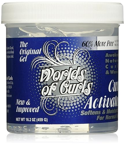 Worlds Of Curls, Curl Activator Regular Gel, 16.2 Ounce