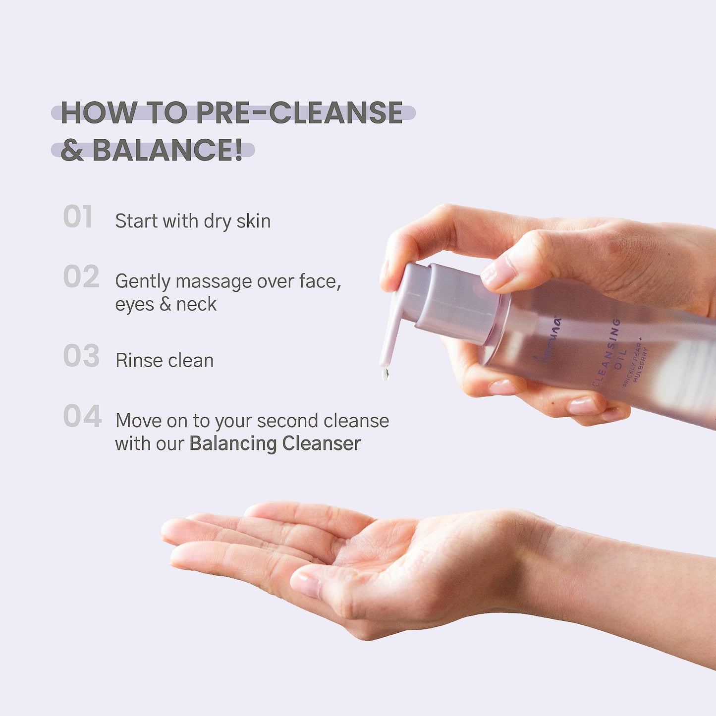 Karuna - Cleansing Oil with Prickly Pear for Clean Skin - Cleanses Without Clogging Pores, Oil Based Cleanser, Travel Size Makeup Remover - Waterproof