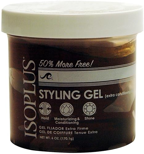 Isoplus Extra Conditioning Dark Hold Styling Gel, 6 Oz