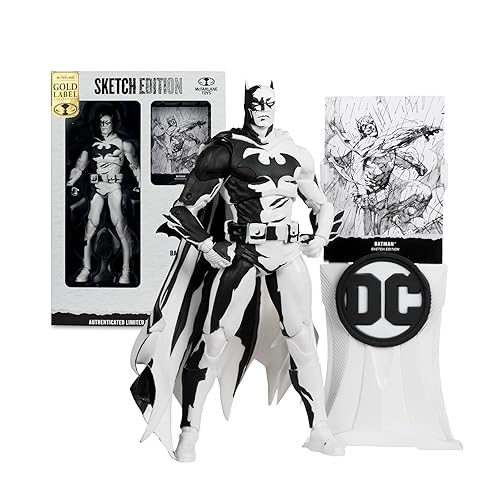 McFarlane Toys - DC - Batman Hush Sketch Gold Label Figure - EE Exclusive