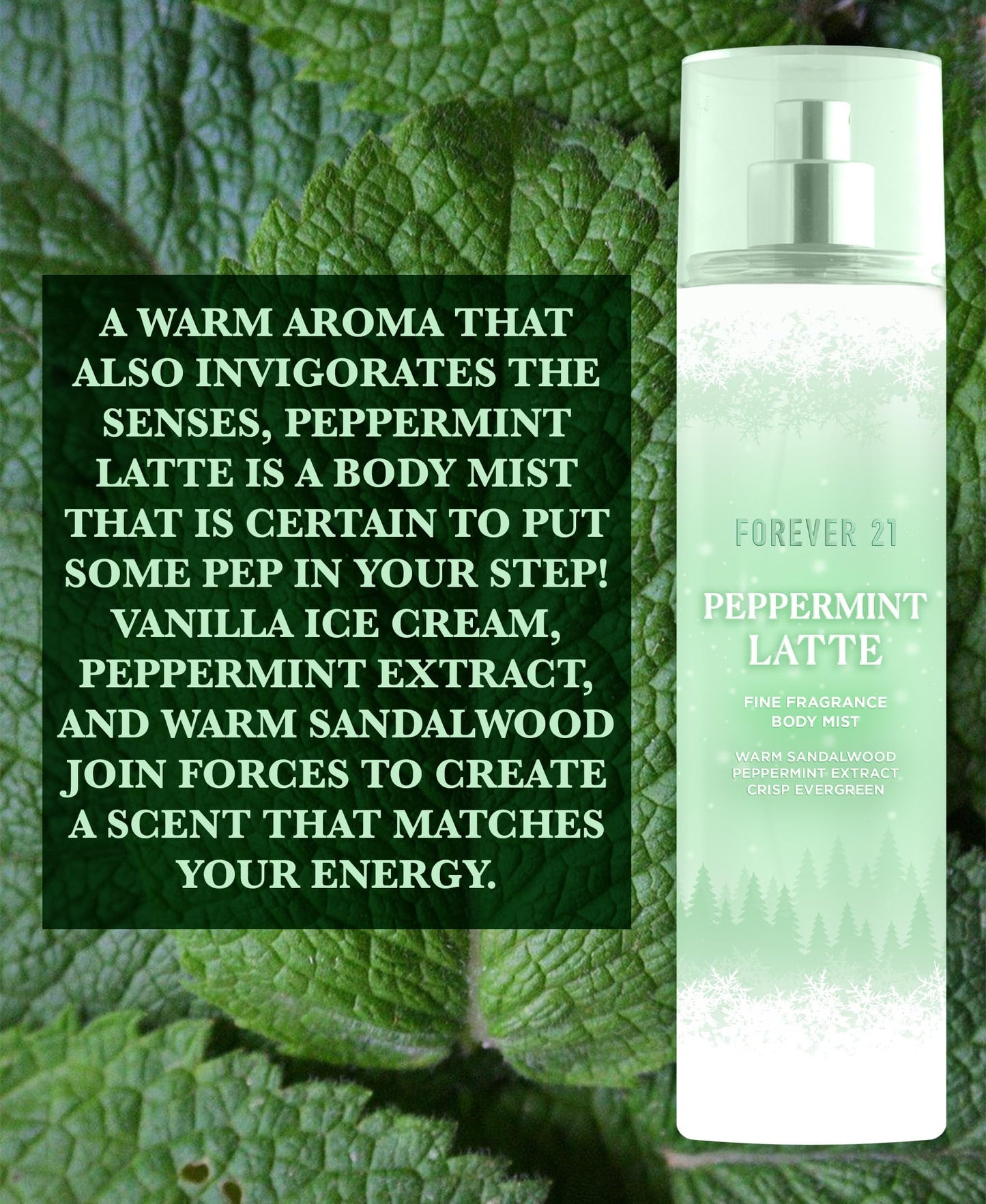 Peppermint Latte Body Mist, 8 fl. oz., by Forever 21