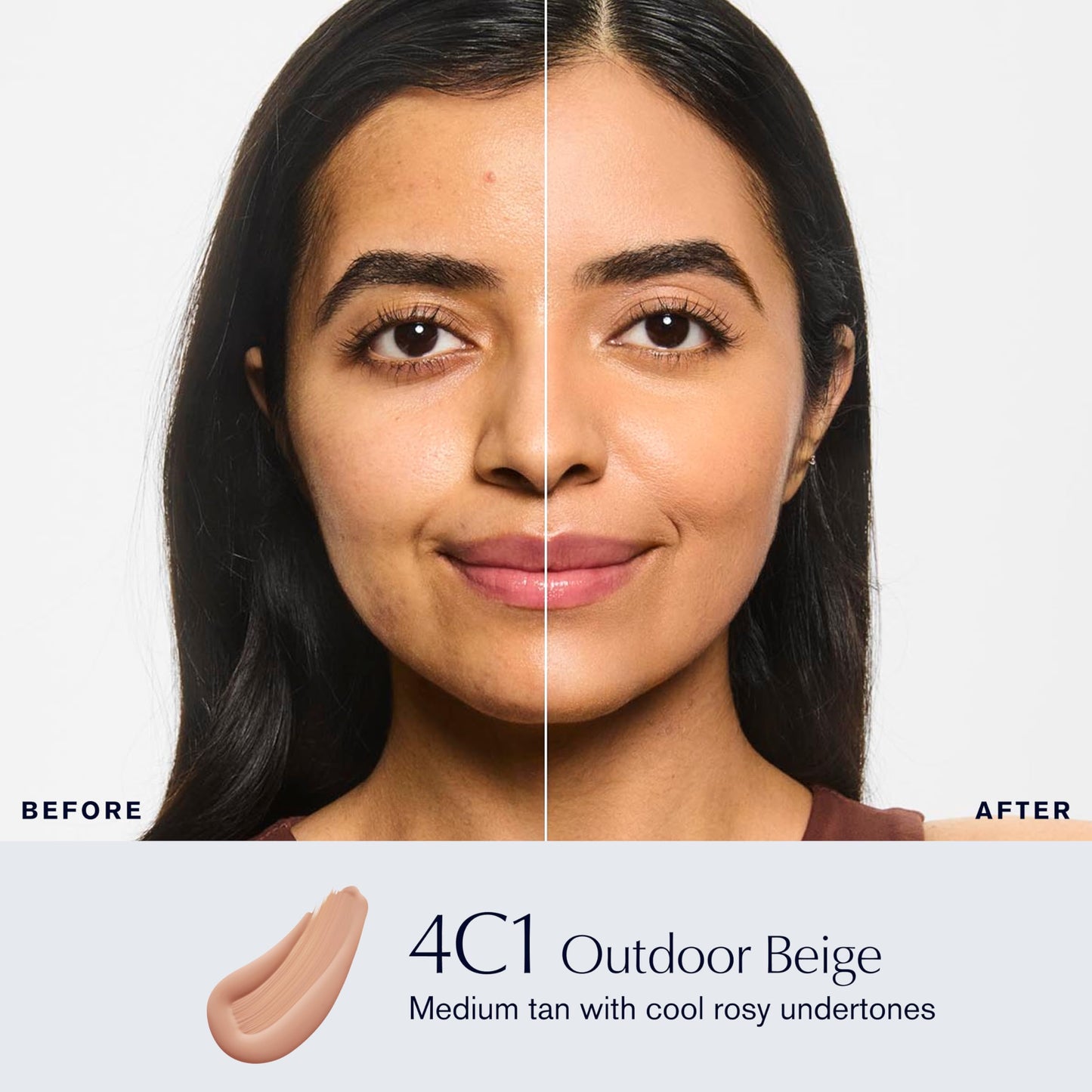 Estée Lauder Double Wear Stay-in-Place Foundation Makeup | 36-Hour Long-Wear Matte Foundation, 1 Fl Oz, 4C1 Outdoor Beige