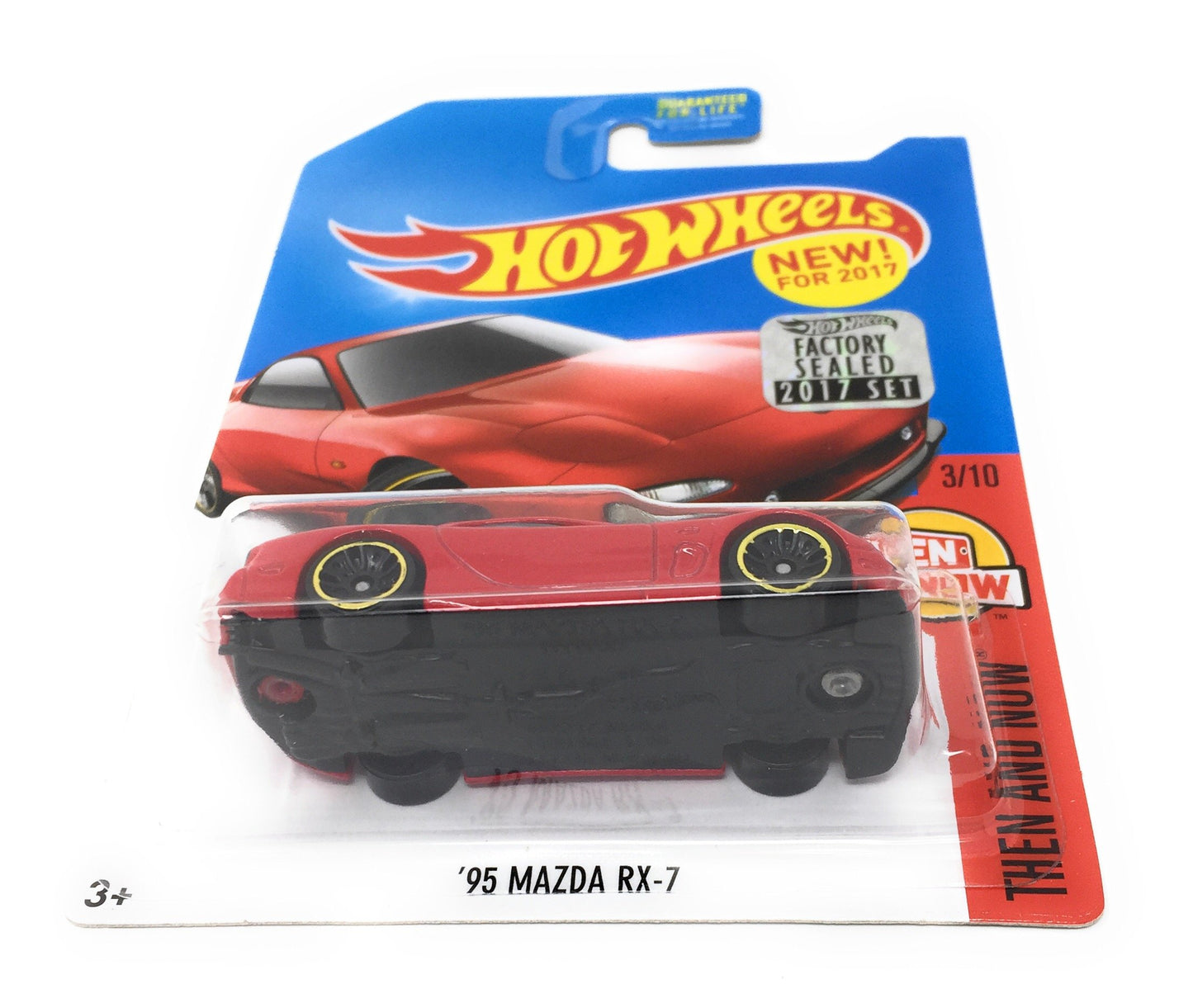 Hot Wheels 2017 Then and Now Mazda RX-7, Red