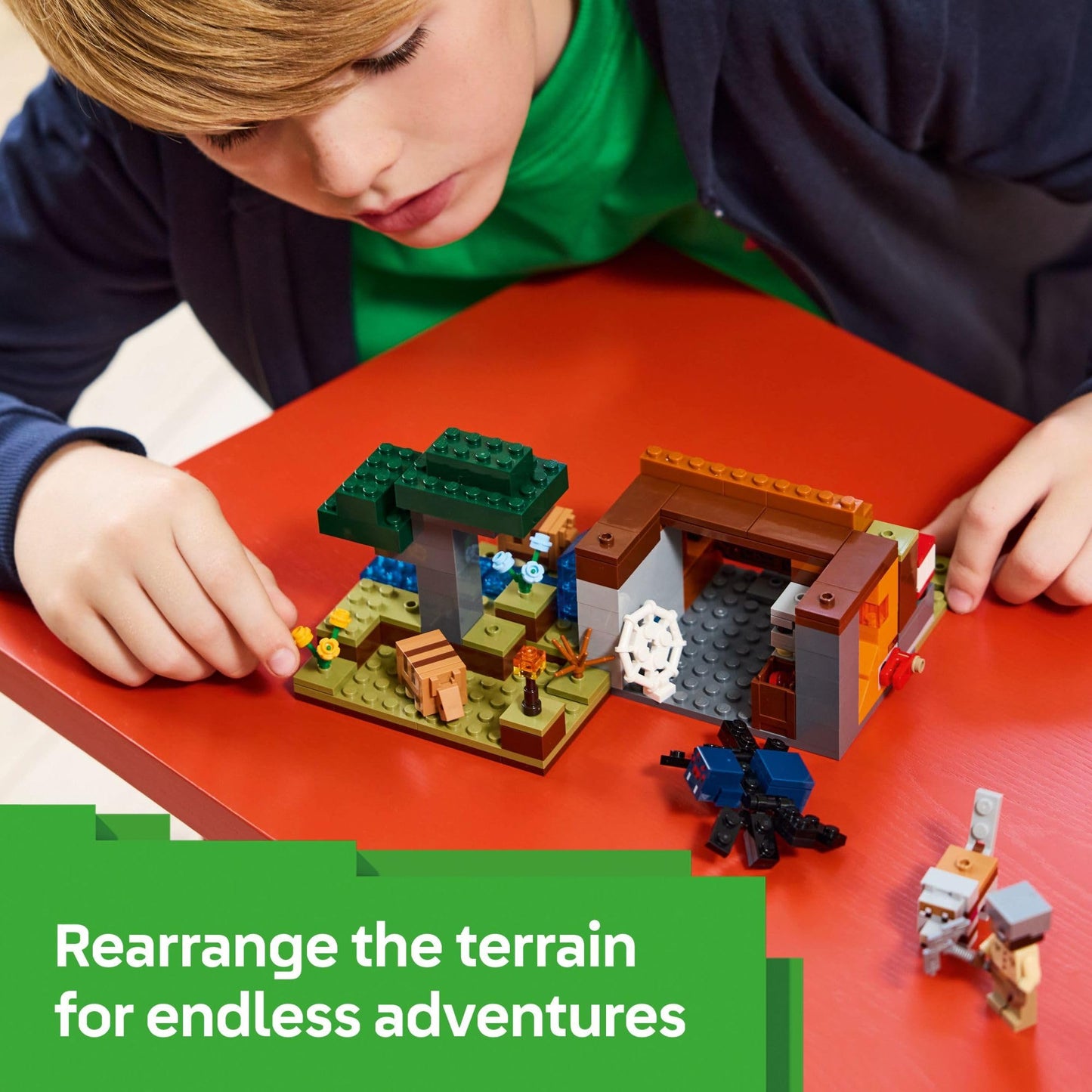 LEGO Minecraft The Armadillo Mine Expedition 21269, Building Toy Playset with Gaming Figures, Fun Gift for Kids Ages 8+