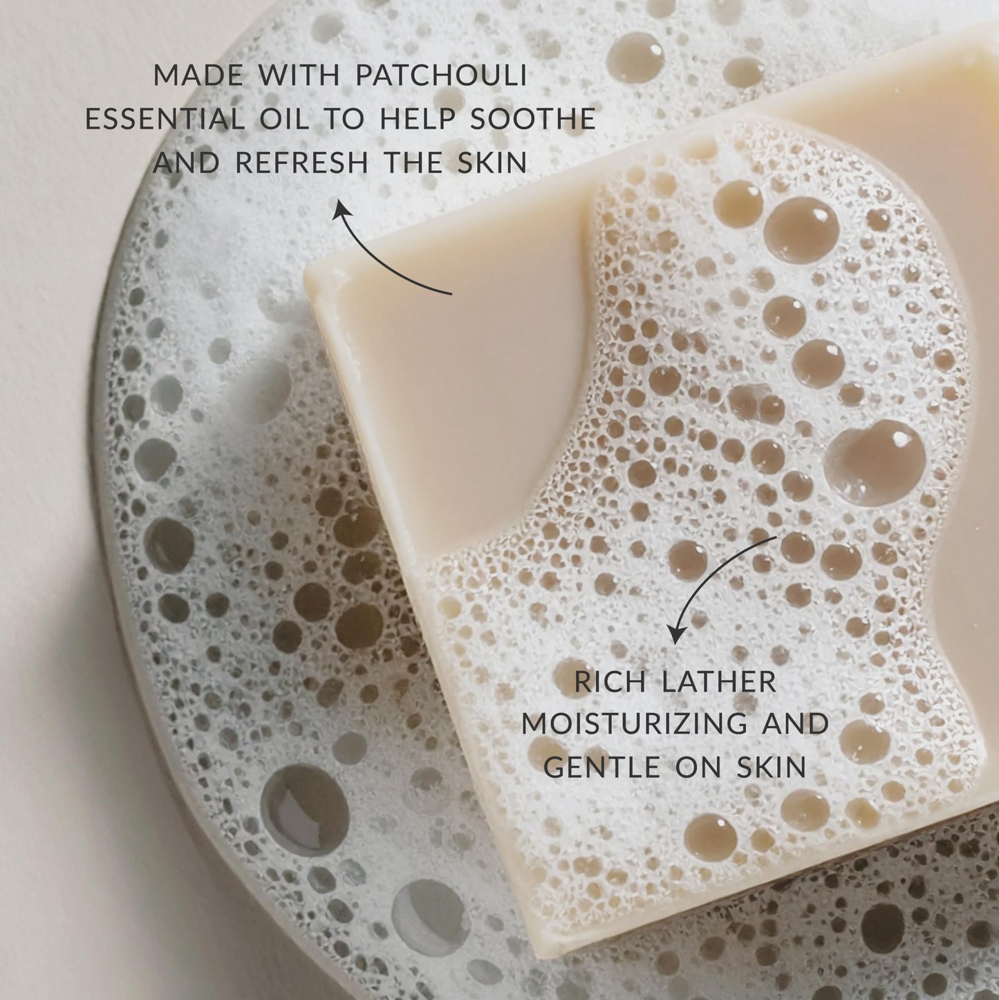 Plantlife Patchouli 6-pack Bar Soap - Moisturizing and Soothing Soap for Your Skin - Hand Crafted Using Plant-Based Ingredients - Made in California