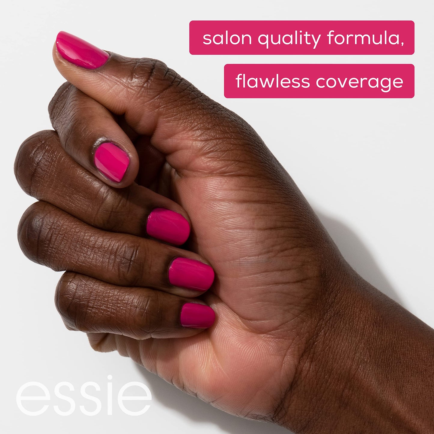 essie Salon-Quality Nail Polish, 8-Free Vegan, Feel The Fizzle, Purple, Don't Burst My Bubble, 0.46 oz.