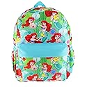 Disney's The Little Mermaid 16 inch All Over Print Deluxe Backpack With Laptop Compartment