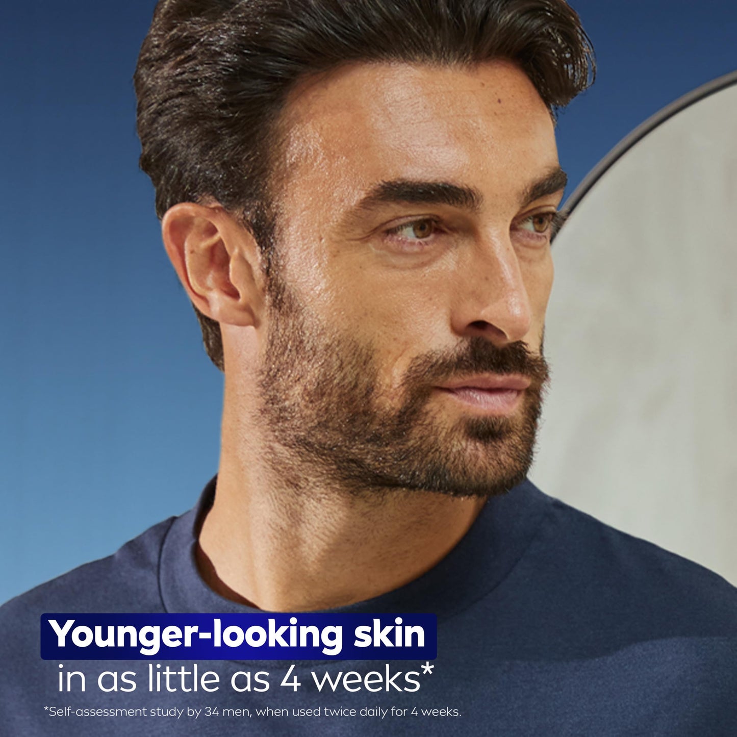 NIVEA MEN Age Defense Advanced Face Serum for Dark Spots with Thiamidol (TM) + Hyaluronic Acid, Fast-Absorbing Face Serum for Men Helps Reduce Look