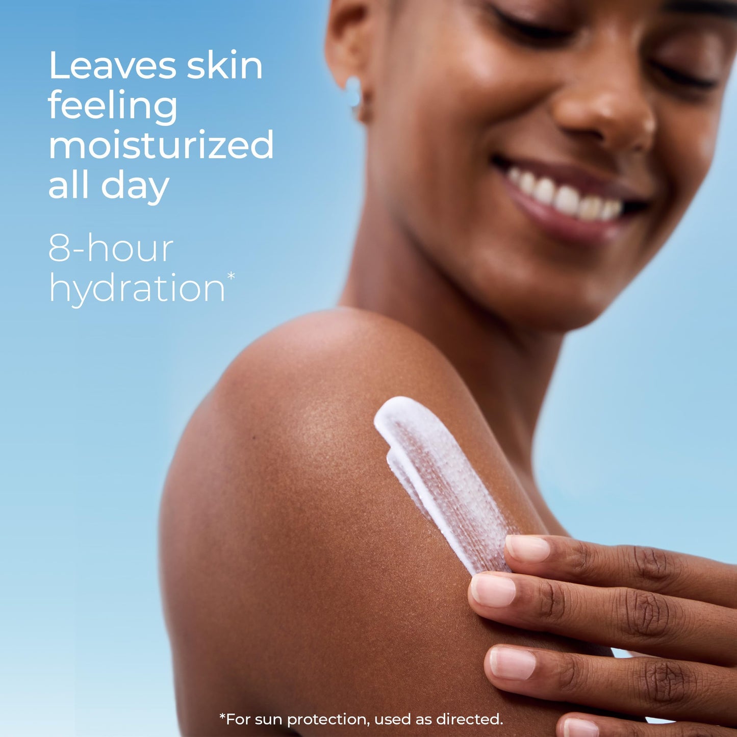 Eucerin Sun Advanced Hydration SPF 50 Sunscreen Lotion, Lightweight Sunscreen with Hyaluronic Acid and Humectants, Hypoallergenic, Fragrance Free, No