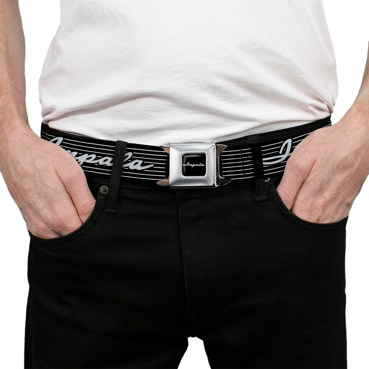 Buckle-Down Standard Seatbelt Belt Impala XL, Multicolor, 1.5" Wide-Fits Pant Size 32-52