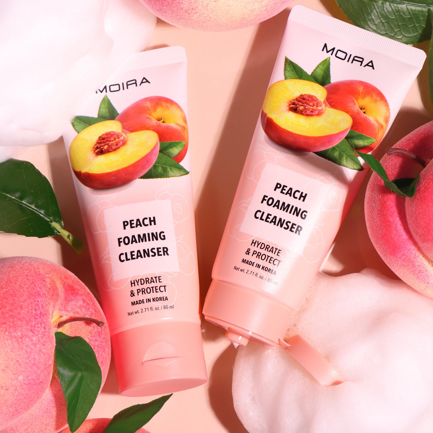 Moira Peach Foaming Cleanser