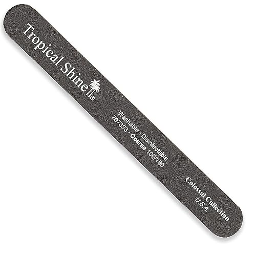 File Coarse Medium - 100-180 Black by Tropical Shine for Women - 1 Pc File