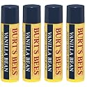 Burts Lip Balm Vanilla Be Size .15z Burts Lip Balm Vanilla Bean .15z, Pack of 4