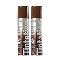 Kiss Tintation Temporary Color Spray Medium Brown 2.82 Ounce (Pack of 2)