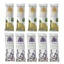 Asheva 8" x 9" Individually Wrapped Oshibori Disposable Towels - Luxurious Moist Cotton Hot/Cold Refreshment Towel - Lavender, Lemon, or Tea Tree