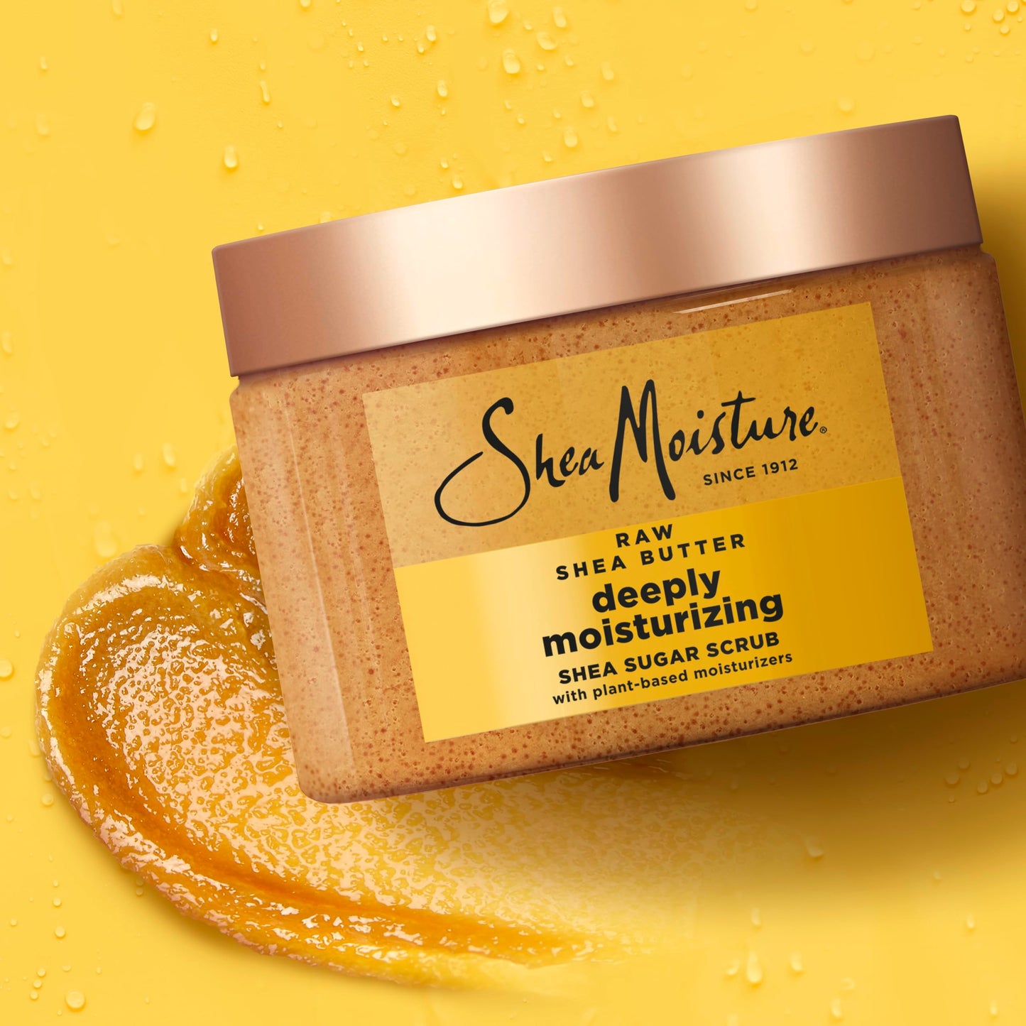 SheaMoisture Shea Sugar Body Scrub For Moisturize And Restore Dry Skin Raw Shea Butter Deeply Moisturizing Body Scrub With 24h Shea Moisture Nutrients Beauty & Personal Care Shea Moisture