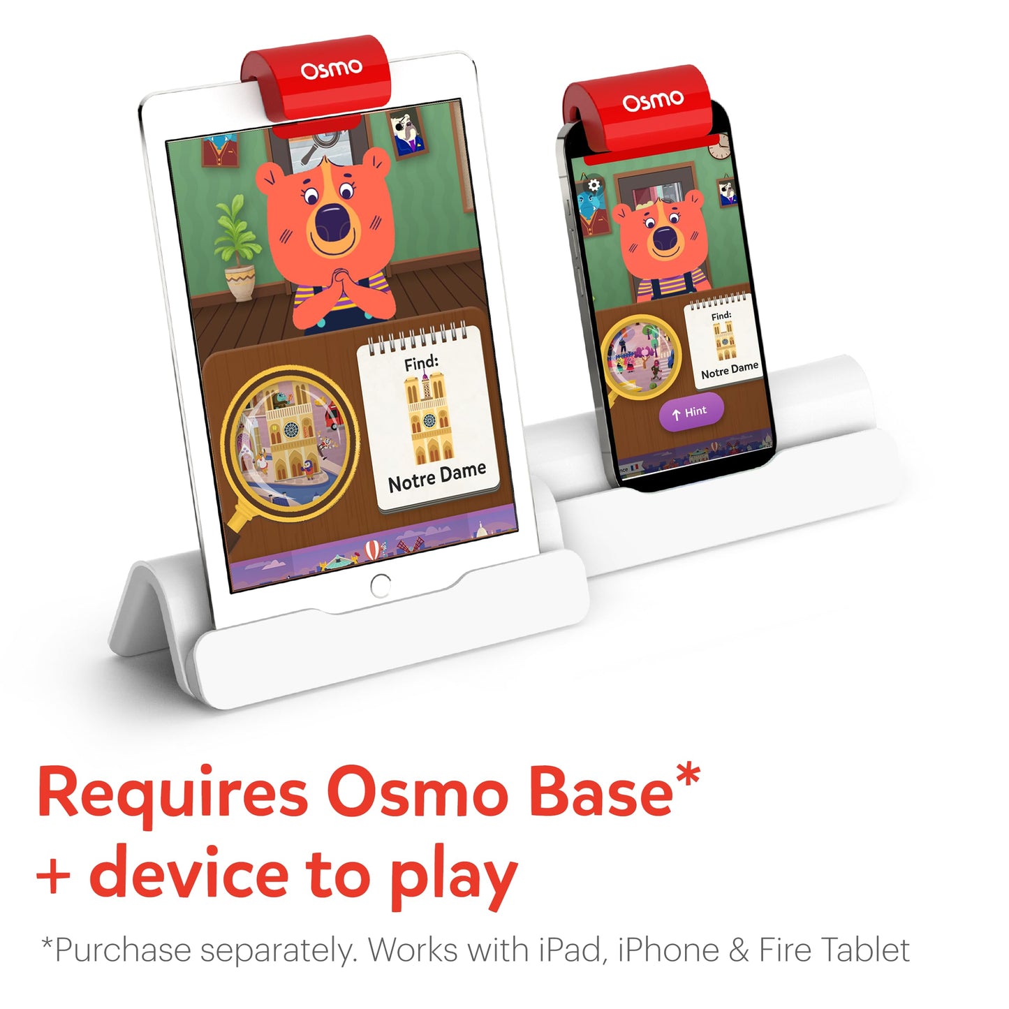 Osmo Detective Agency Game – Solve Global Mysteries, STEM Learning Toy for Kids Ages 5-12 – For iPad, iPhone & Fire Tablet (Base Required)