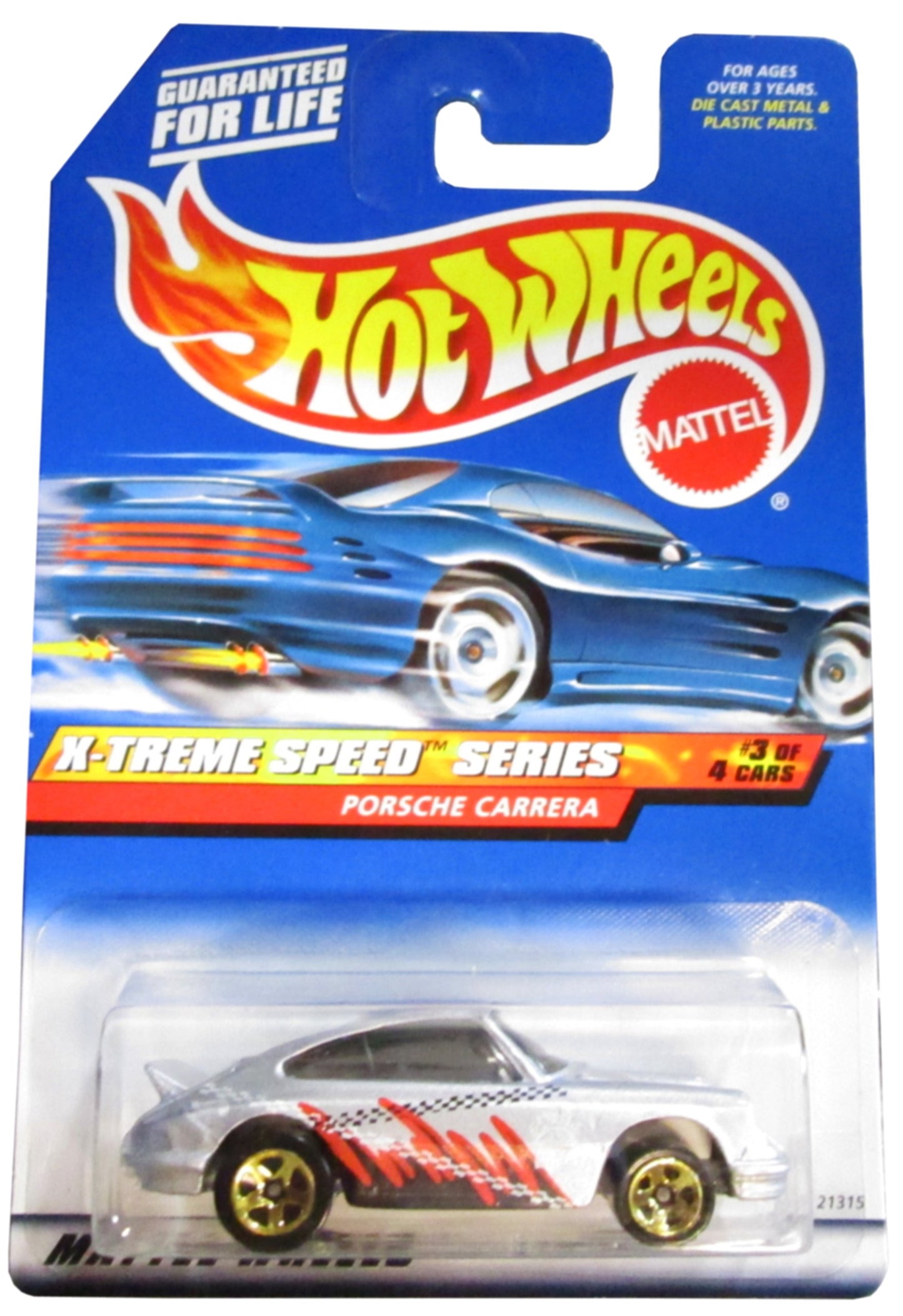 Hot Wheels Porsche Carrera #967 X-Treme Speed Series #3 of 4 Year: 1999