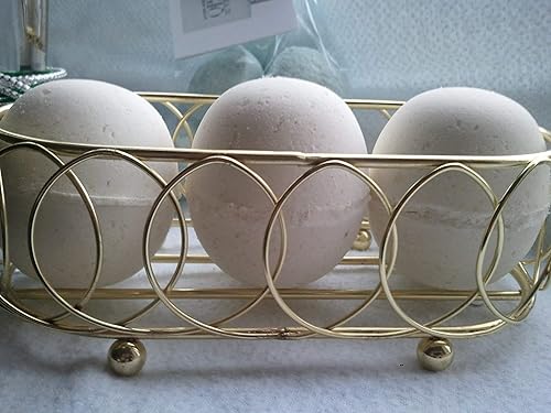 Spa Pure AmazingGrace Bath Bombs: Fizzies, Natural, Handmade in The USA with Shea & Cocoa Butter, Ultra Moisturizing, Large 5+ Oz Each (15 Oz Total…