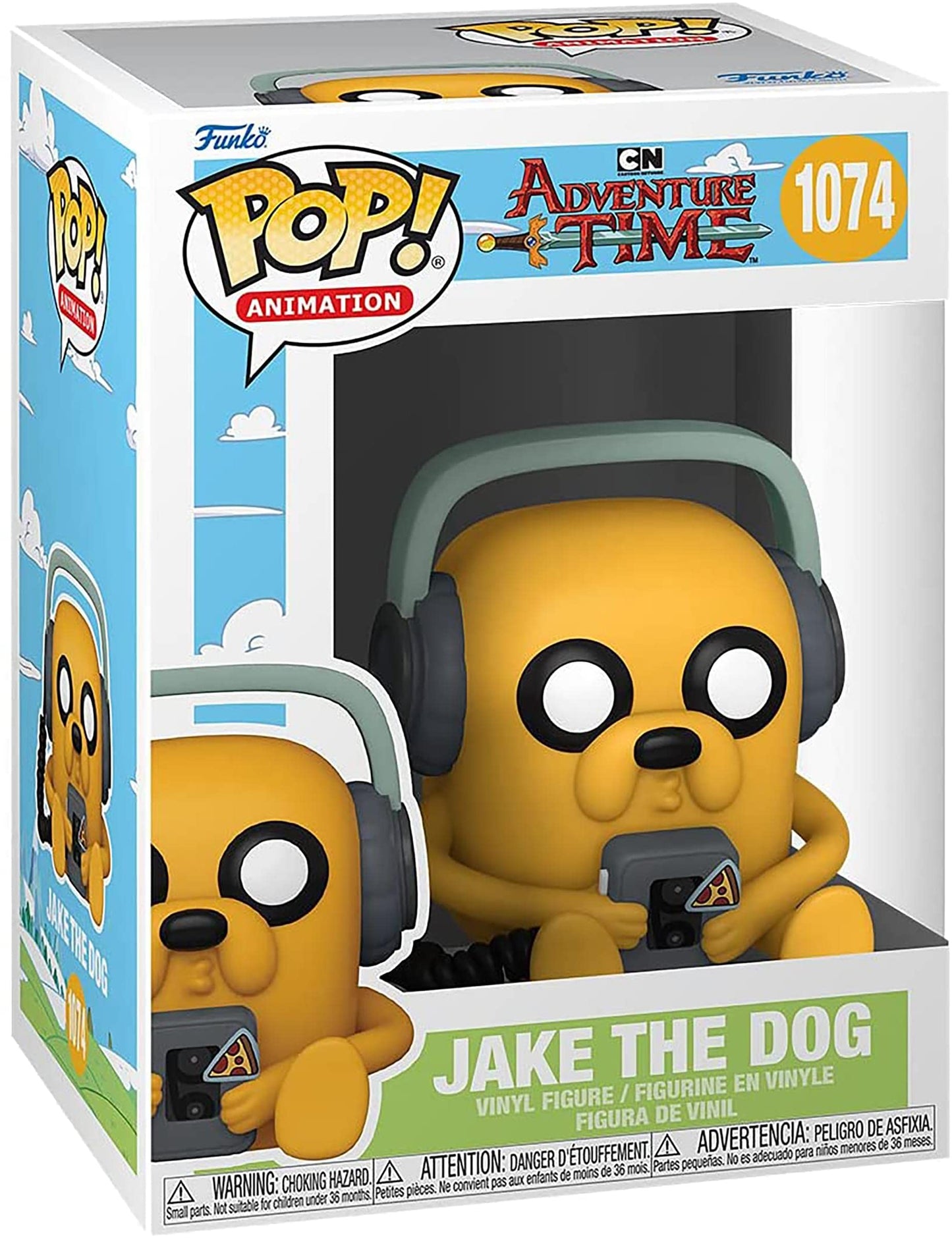 Funko POP Animation: Adventure Time - Jake with Player, Multicolor, Standard, (57784)