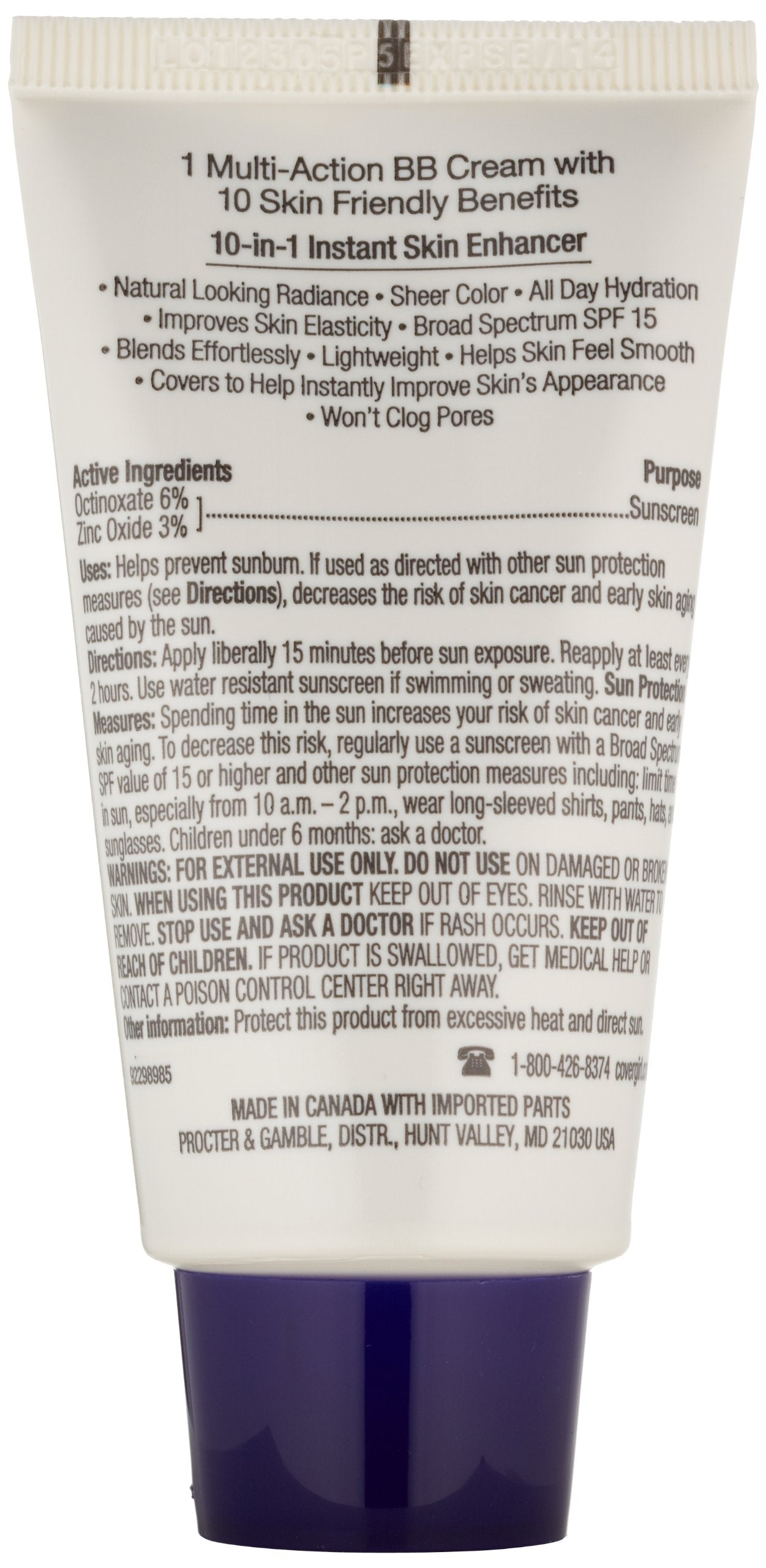 CoverGirl Smoothers SPF 15 Tinted Moisturizer, Light To Medium 810, 1.35-Ounce Packages (Pack of 2)