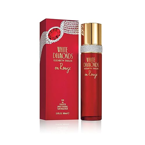 Elizabeth Taylor Women's Perfume, White Diamonds En Rouge, Eau De Toilette EDT Spray, 3.3 Fl Oz