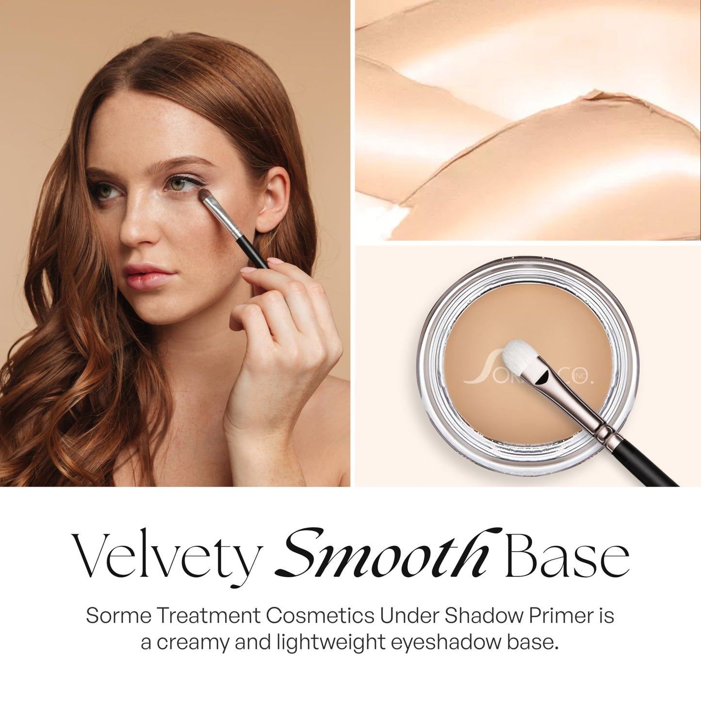 Sorme Cosmetics PRO Eyeshadow, All In One Eye Primer for Smooth and Crease-Resistant Eye Makeup, Waterproof and Long Lasting, Nude Translucent Shade…