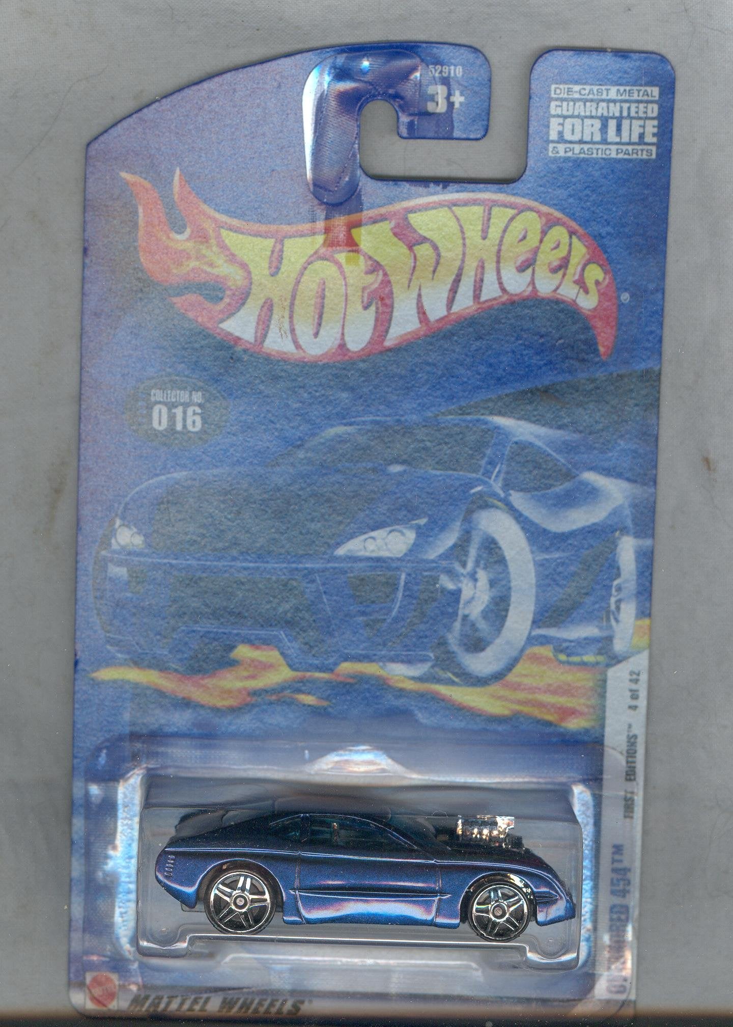 Hot Wheels 2002-016 Overbored 454 First Edition 4 of 42 1:64 Scale