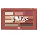 Maybelline New York The Matte Bar Eyeshadow Palette, 300 THE MATTE BAR, 1 Count