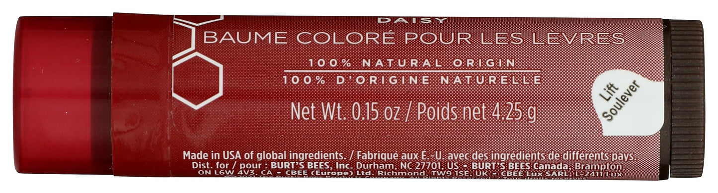 Burt's Bees, Lip Balm Tinted Daisy, 0.15 Ounce