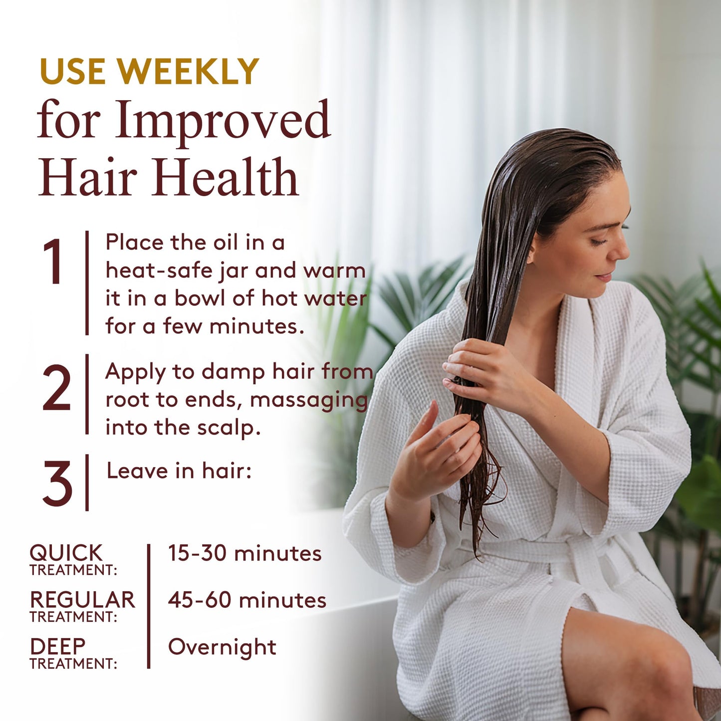 OKAY 100% Natural Black Jamaican Castor Hot Oil Hair Treatment - Castor Oil for Dry Damaged Frizzy Hair, Pure Therapy Blend with Jojoba for Men