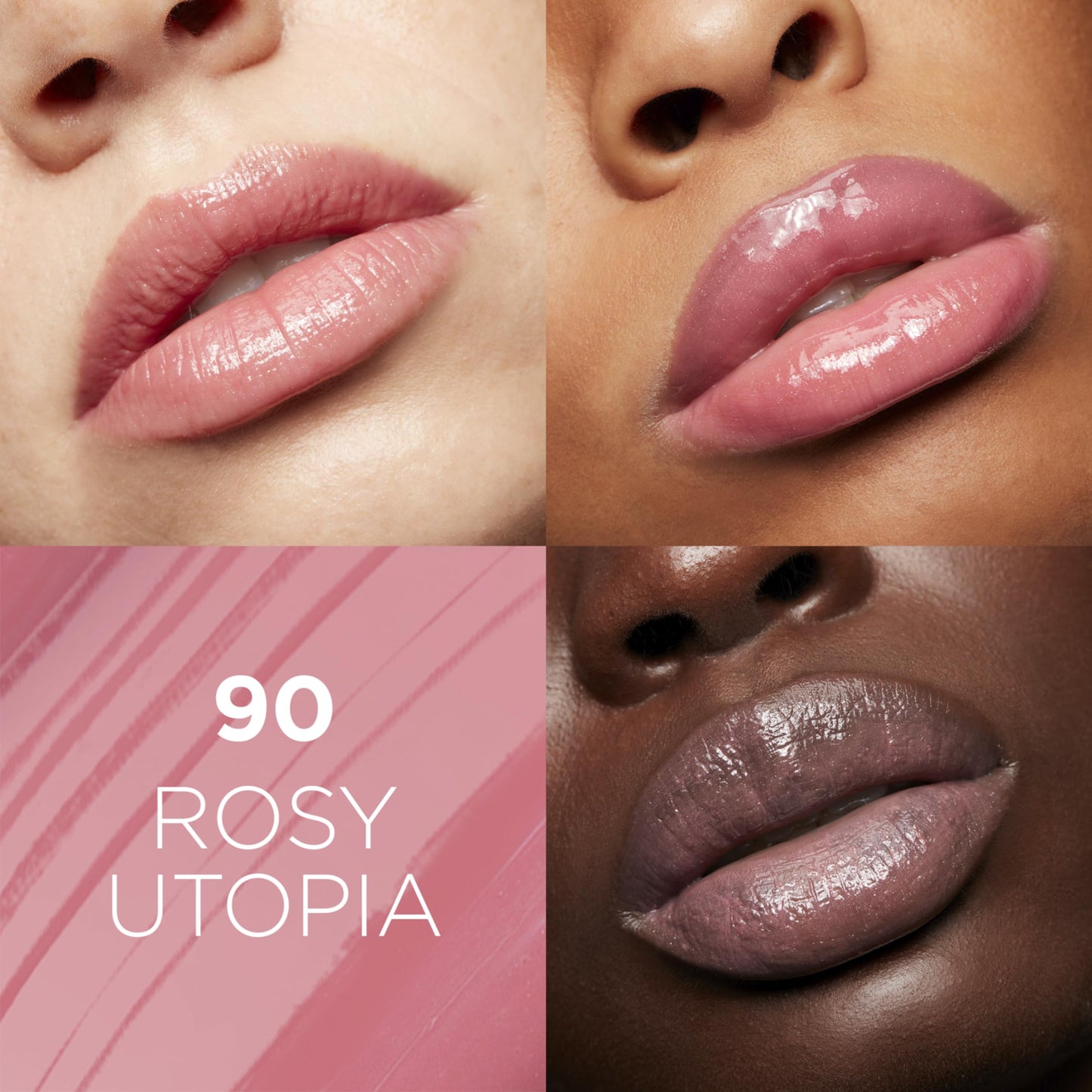 L'Oreal Paris Glow Paradise Hydrating Tinted Lip Balm-in-Gloss with Pomegranate Extract & Hyaluronic Acid, Ultra-Gentle, Non-Sticky Formula, Rosy