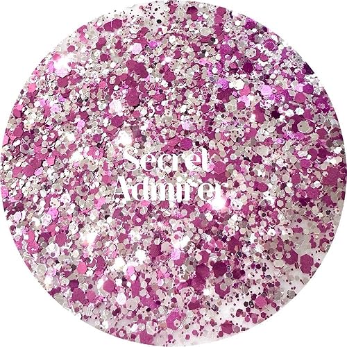 Pink Polyester Glitter | Craft Glitter | Glitter for Arts & Crafts | Tumblers | Cosmetics | Nails | Epoxy Resin Art | Slime | DIY | Body Glitter | 1