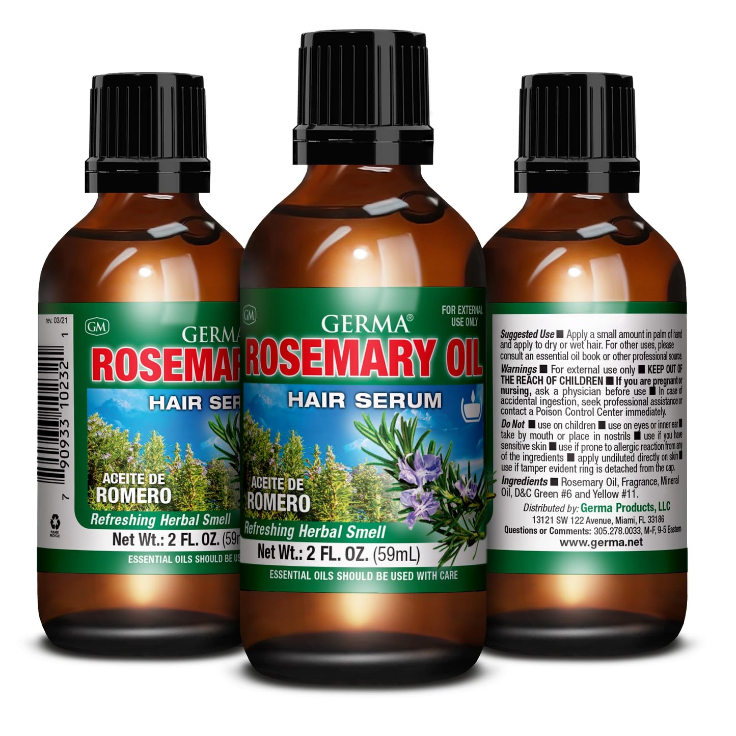 112-08 Germa® Rosemary Oil (Romero) - 2oz